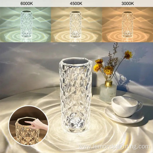 Rechargeable Touch crystal Table Light Lamp